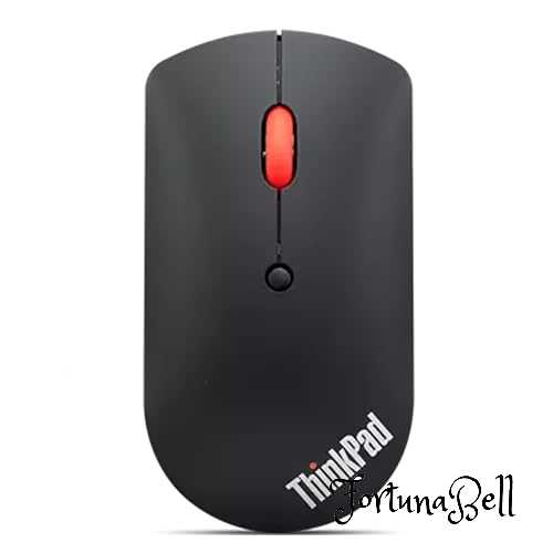 Lenovo ThinkPad Bluetooth サイレントマウス ワイヤレス接続 静音設計 3ボタン ブルーLED DPI切り替え 両手用 コンパクト 4Y50X88822