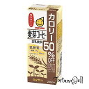 マルサン 豆乳飲料麦芽コーヒー カロリー50%オフ 200ml*24本