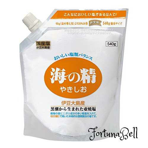 海の精 やきしお(スタンドパック)540g