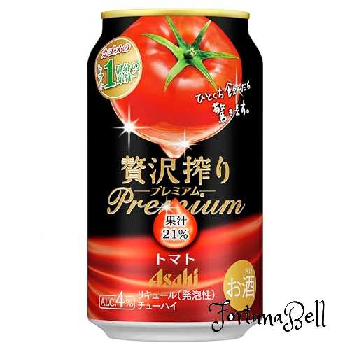 トマト1個分の果汁 アサヒ贅沢搾りプレミアムトマト 350ml*24本