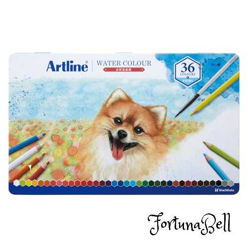 シャチハタ Artline 水彩 色鉛筆 36色 水彩筆付き KCP-W36C/H シャチハタ Artline 水彩 色鉛筆 36色 水彩筆付き KCP-W36C/H