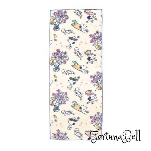 マリモクラフト クイックドライタオル ビッグフェイスタオル Loves NATURE SNOOPY W400*H1000mm SPT-517