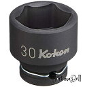 サイズ:差込角 : 12.7mm 山下工業研究所(Ko-ken) インパクトソケット 6角 14400M-30 対辺寸法:30*差込角:12.7*全長:42mm(4)