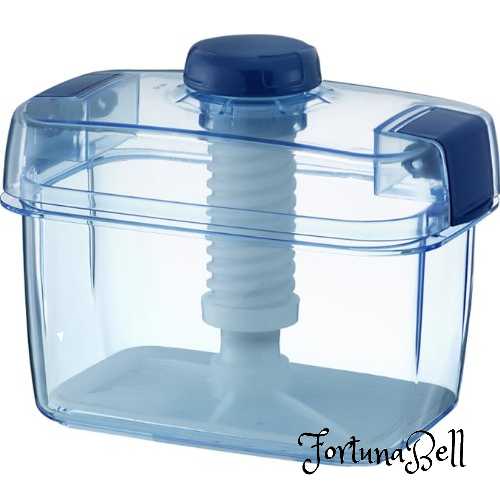 リス 即席漬物容器 角型 クリアブルー 2.2L ハイペット レシピ付き 日本製 S-22