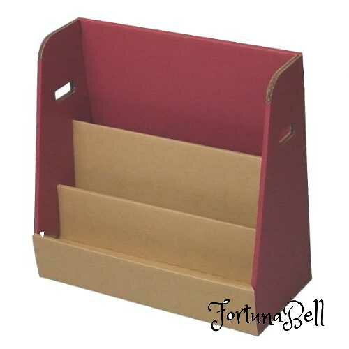 色：レッド 森井紙器工業(Moriishiki) 森井紙器 すまいるキッズ 絵本ラック レッド