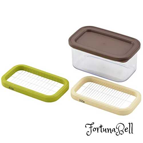 ヨシカワ バターケース 200・450gバター兼用 バターカッター 日本製 200gは約5gに・450gは約10gにカット シール蓋で保存ができる ホームベーカリー倶楽部 SJ3324