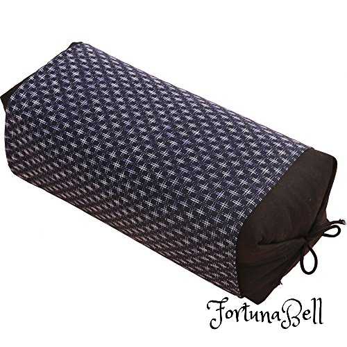 Soba Shell Pillows - アイリスプラザ 枕 そばがら 国産茶葉入り 抗菌 男のそば枕 高さ調節可能 40*20* カバー付き ネイビー