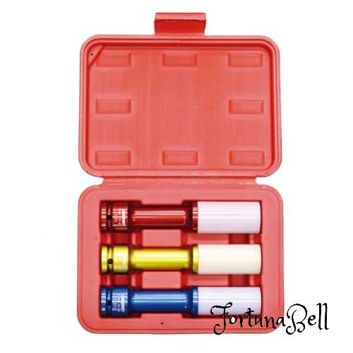 サイズ：17・19・21mm(23381・23382・23383) 差込角("SQ):1/2全長(mm):85ソケット深さ(mm):27ホイールへのダメージを軽減する樹脂カラー付き。ブローモールドケース入り。ホイルナット用インパクトソケット:17・19・21mm(23381・23382・23383)