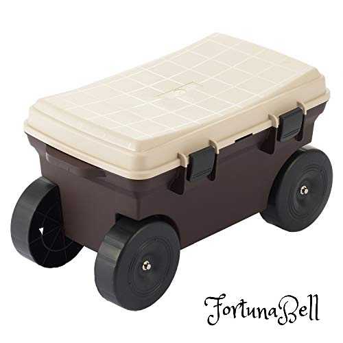 ベストコ フィールドカート トレー付 ボタニカルスタイル MA-2221 51*30.5*28.5cm ブラウン