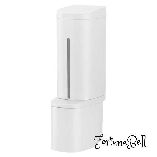 色：ホワイト リッチェル(Richell) ホバー マグネット泡ディスペンサー 500 ホワイト 1個 110046 ディスペンサー 片手 詰め替え プッシュ 浮かせる 下から出る ハンド ソープ お風呂 収納 プラス