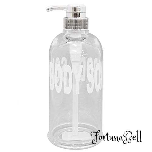 センコー モビリア ソープボトル ディスペンサー ボディソープ用 直径約8.6*高23.5cm 容量約 500ml クリア 55339