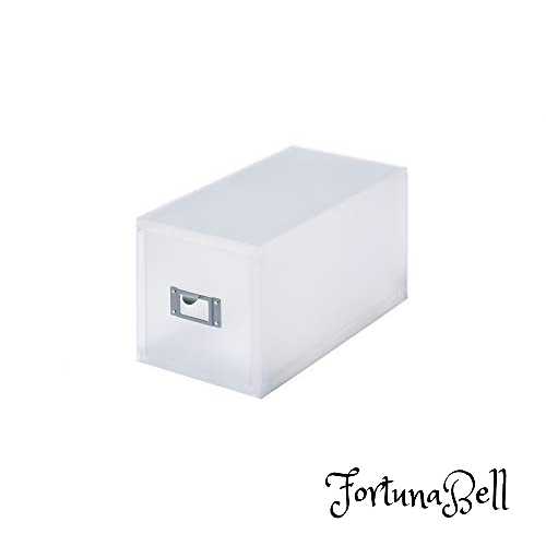 色：ホワイト(半透明) サイズ：CD収納 ライクイット (likeーit) 玄関収納 下駄箱 引き出し収納ケース ..