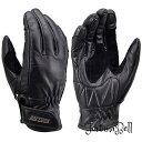 デイトナ(Daytona) バイク用 グローブ 春夏秋冬 本革(牛革) スマホ対応 カウレザー スタンダードグローブ HBG-109 ブラック XLサイズ 17742