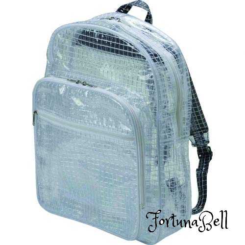 TRUSCO(トラスコ) エンジニアクリアバッグ リュック420x300x100 TDEB100R