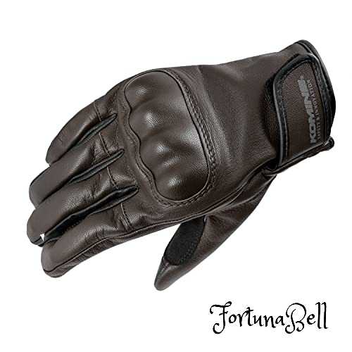 コミネ(KOMINE) バイク用 GK-252 プロテクトゴートレザーグローブ Brown L