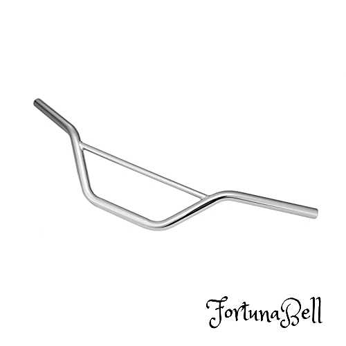 キジマ (kijima) バイク バイクパーツ ハンドルバーφ22.2 トラッカー バー付き スチール製メッキ仕上げ L650 汎用 204-3395