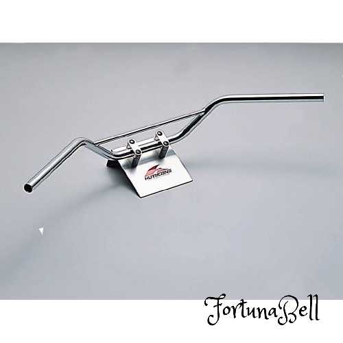 ハリケーン(HURRICANE) ハンドルバー P7/8インチ トラッカーHIGH ブリッジ付 クロームメッキ HB0031C-01