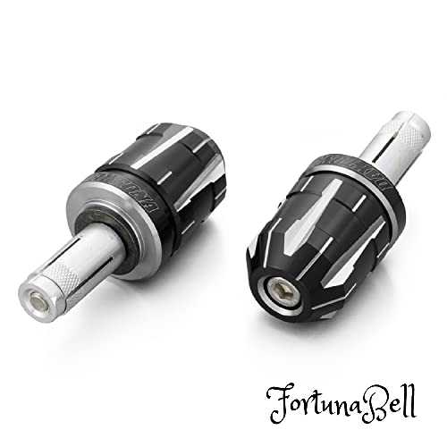 デイトナ(Daytona) PREMIUM ZONE(プレミアムゾーン) バイク用 バーエンド スズキ / 汎用(ハンドル内径φ14-19) TECHNO アッシュシルバー 35474