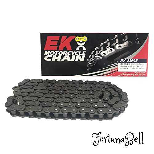 サイズ：104L EK(イーケー) 強化ノンシールチェーン 530SR スチール 104L クリップジョイント