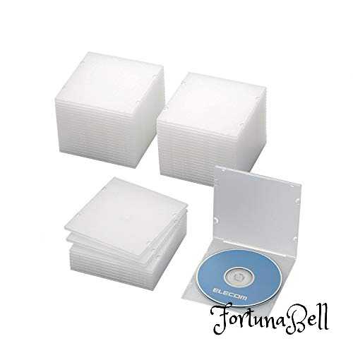 エレコム CD/DVDスリムPPケース/1枚収納/50パック/クリア