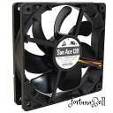 オウルテック PCケース用山洋電気冷却ファン PWM 低振動 12cm 25mm厚 800*1,500r.p.m リブ無し SF12-S4PWM(2)