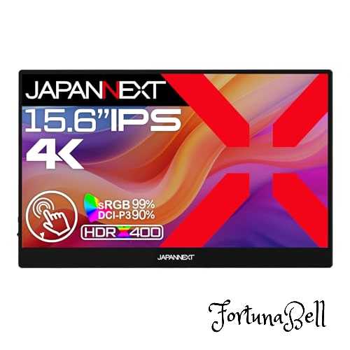 JAPANNEXT 15.6インチ モバイルモニター IPS パネル 4K UHD 3840x2160解像度 (USB/Type C/MAC PC対応/..