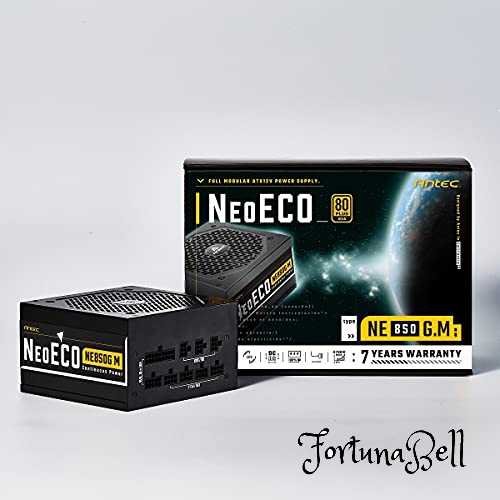 Antec、80PLUS Gold認証取得 高効率高耐久フルモジュラー電源ユニット「NE850G M 」 ブラック 出力850W