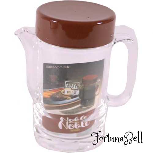 リス 調味料入れ とんかつソース入れ ブラウン 320ml ノーブル 日本製