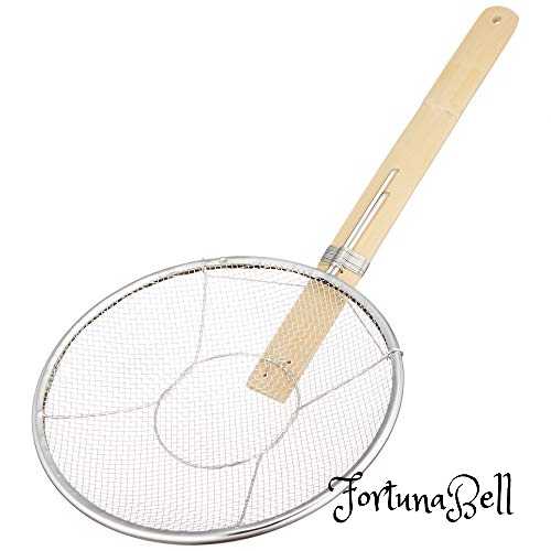 遠藤商事 業務用 竹柄そば揚 24cm 横柄 18-8ステンレス ASB6824