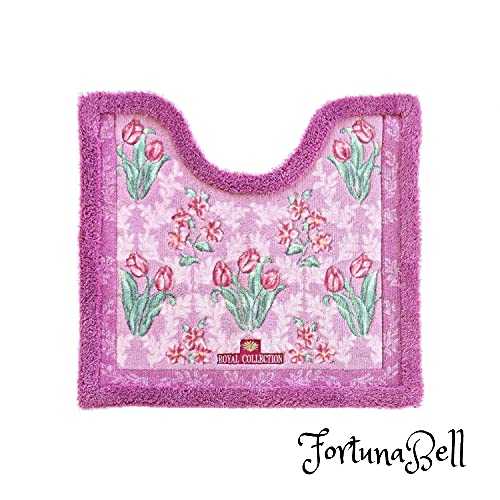 色：ピンク サイズ：トイレマット(レギュラー) オカ(OKA) ロイヤルコレクション アーツ トイレマット ..