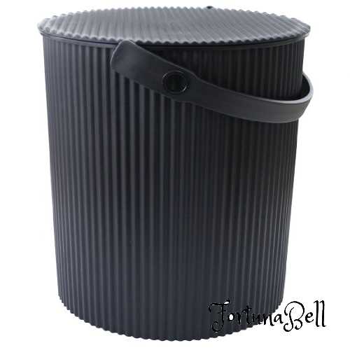 八幡化成 フタ付きバケツ オムニウッティ ブラック LL 20L sceltevie omnioutil ニュートラル 228837