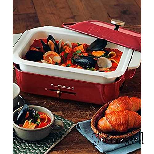 BRUNO コンパクトホットプレート用 セラミックコート鍋 BOE021-NABE BOE021-NABE