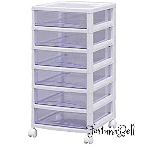 アイリスオーヤマ スーパークリア チェスト ホワイト/クリアブルー SCE-600