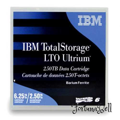 5-Pack IBM LTO 6 Ultrium 00V7590 (2.5/6.25 TB) データカートリッジ