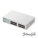 エレコム スイッチングハブ ギガビット 16ポート マグネット付き 電源内蔵 金属筺体 EHC-G16MN-HJW