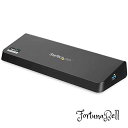 StarTech.com ドッキングステーション/USB Type-A接続/USB 3.0/デュアルモニター /4K HDMI・DisplayPort/4x U...