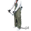セフティー3(Safety-3) 草刈 刈払 農作業用 サロペットパンツ 軽量 グリーン 男女兼用 フリーサイズKB-32-G