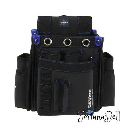 SK11 DEVICE 腰袋 2段 サイドポケット付き DVC-KZ14 大型 内側ポケット