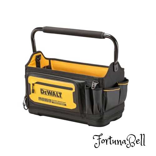 デウォルト(DEWALT) キャリーバッグ 撥水 撥塵 耐久性 収納ケース ツールバッグ 収納BOX 工具箱 道具袋 鞄 DIY ストレージ DWST60106-1