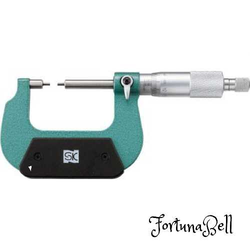 新潟精機 SK 外側マイクロメーター スプラインシャフト溝径測定 0-25mm MC200-25SA
