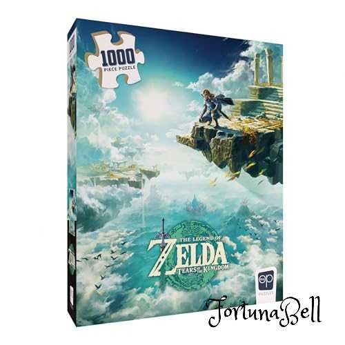 ゼルダの伝説 ティアーズ・オブ・ザ・キングダム 1000ピース ジグソーパズル * ゼルダの伝説のビデオゲームからのリンクをフィーチャーしたコレクションパズル * 任天堂公式ライセンス商