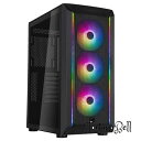 Silverstone PCケース FARAシリーズ SST-FA511Z-BG 高エアフロー ATX ゲーミングケース ブラック(2)
