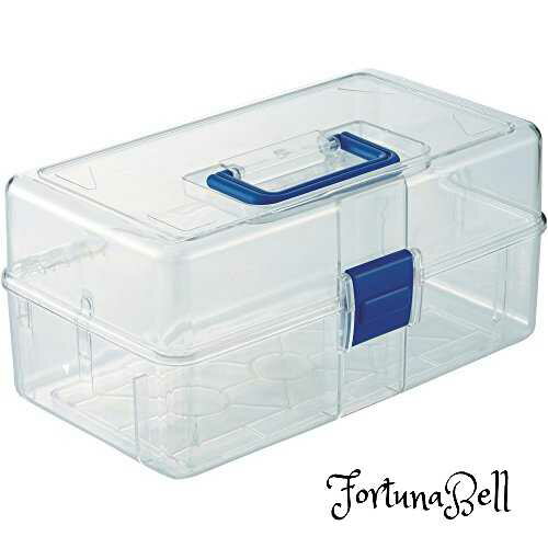 TRUSCO(トラスコ) 透明工具箱 中皿なし フリータイプ TCRBOXF