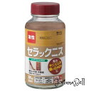 カンペハピオ ペンキ 塗料 油性 つやあり ニス シックハウス対応 セラックニスA 黄褐色とうめい 300ML 日本製 00327643762300