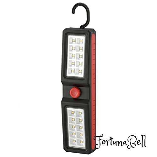 オーム電機 懐中電灯 ブラック 幅5.5*高さ22*奥行3.2cm(フック収納時)