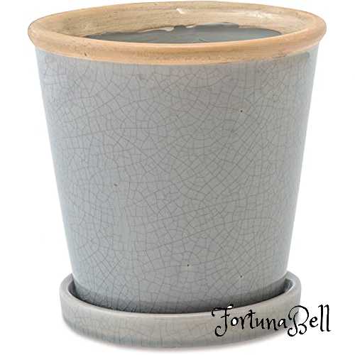 POSH LIVING(ポッシュリビング) グロッシーポット ムーンミスト サイズ：約φ16 H16.5 30762