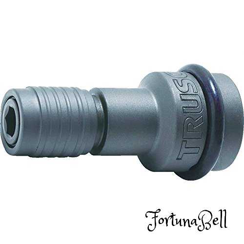 TRUSCO　インパクトレンチ用六角軸アダプター　差込角12．7mm*ワンタッチ着脱で簡単ビット交換可能です。*インパクトレンチに取り付け、各サイズのソケットやドライバービットが使用できます。*全長(mm):55*差込角(mm):12.7*質量(g):97*クロムモリブデン鋼(SCM435)