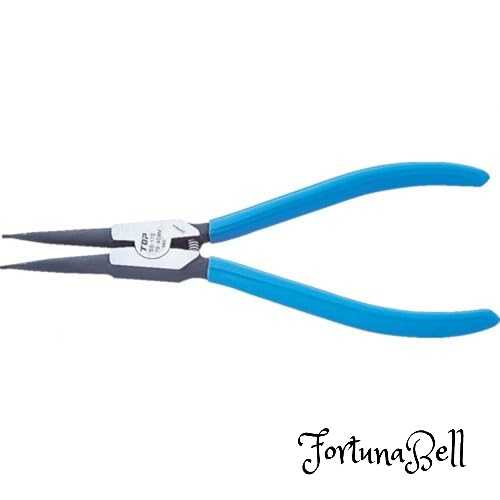 トップ工業 (TOP) スナップリングプライヤ 軸用 直爪 適応リング 3*9mm 先端1.8mm 極細タイプ cリングプライヤー リール 整備 SS-125F 燕三条 日本製