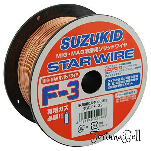 SUZUKIDソリッド軟鋼 0.8φ*0.8kg PF-22