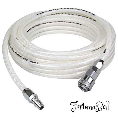 イーバリュー(E-Value) ウレタンエアホース 10m 常圧用 内径7.0mm*外径10.0mm クリアホワイト EUH-10W 日本製